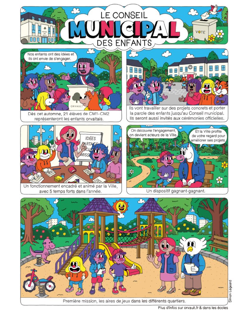 BD Magazine Orvault - Le Conseil Municipal des Enfants